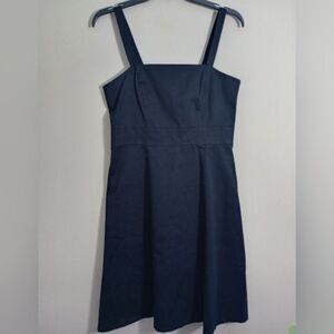 Merona Black Cotton Dress Size 8